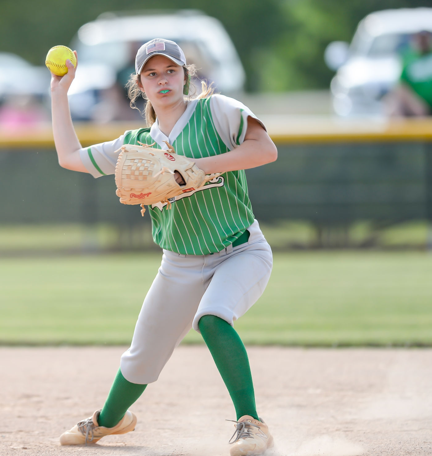 Friday night softball action